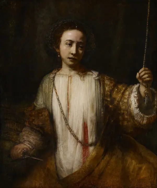 Lucrecia, Rembrandt van Rijn