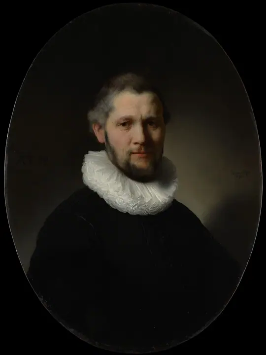 Retrato de un hombre, Rembrandt van Rijn