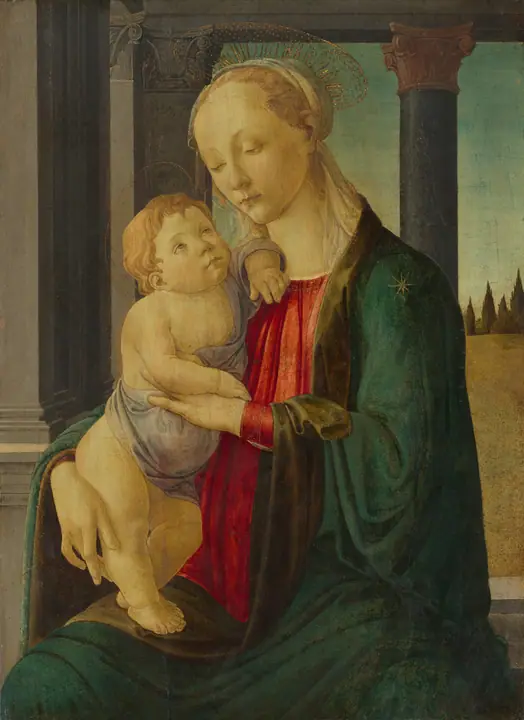 Madonna con el Niño, Sandro Botticelli
