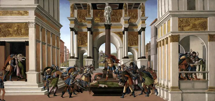 Tragedia de Lucrecia, Sandro Botticelli