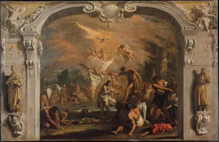 El bautismo de Cristo, Sebastiano Ricci