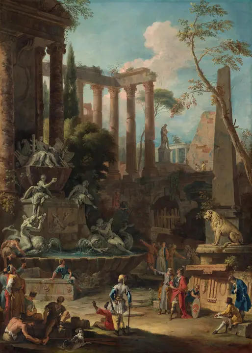 Monumento conmemorativo al almirante Sir Clowdisley Shovell, Sebastiano Ricci