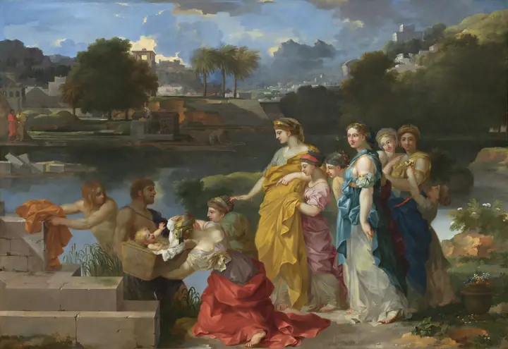 El hallazgo de Moisés, Sébastien Bourdon