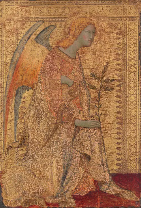 El ángel de la Anunciación, Simone Martini