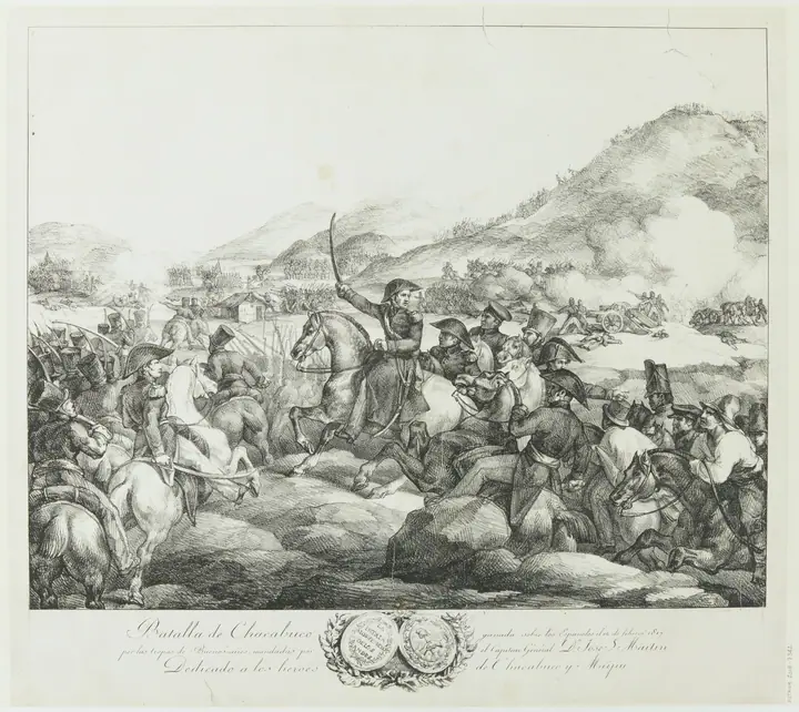 Batalla de Chacabuco, Théodore Géricault