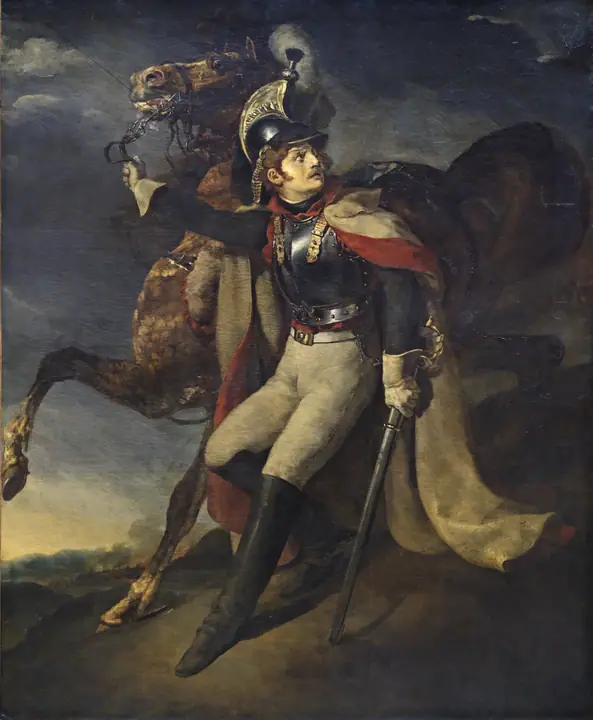 Cuirassier herido, Théodore Géricault