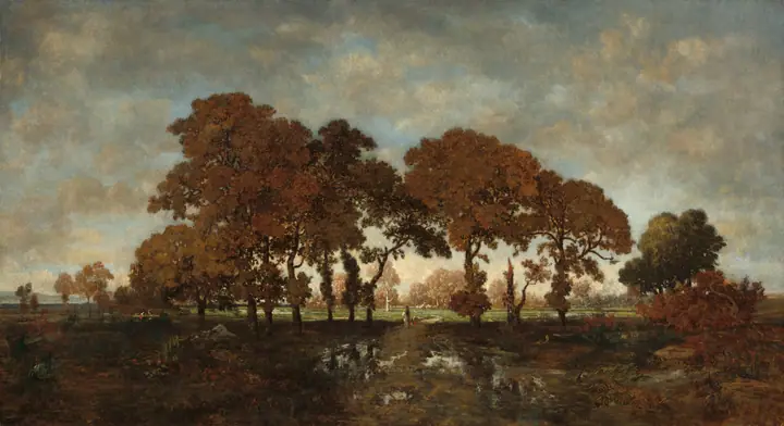 Después de la lluvia, Théodore Rousseau