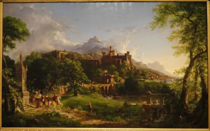 La partida, Thomas Cole