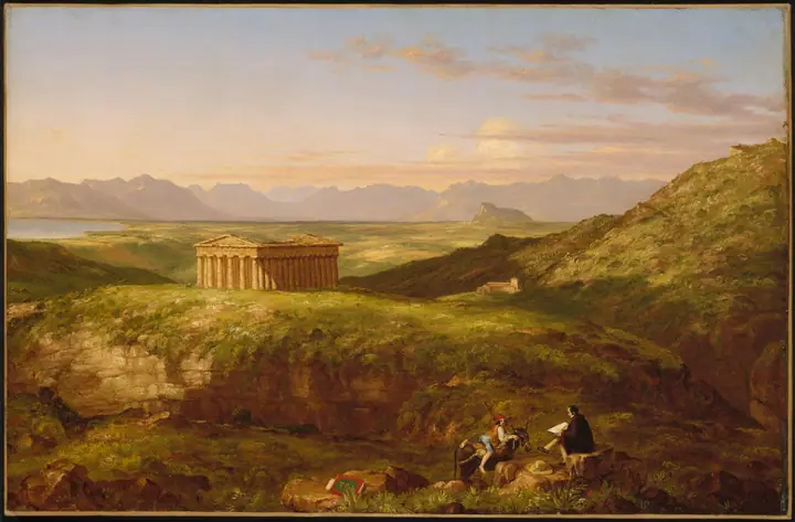 Templo de Segesta, Thomas Cole