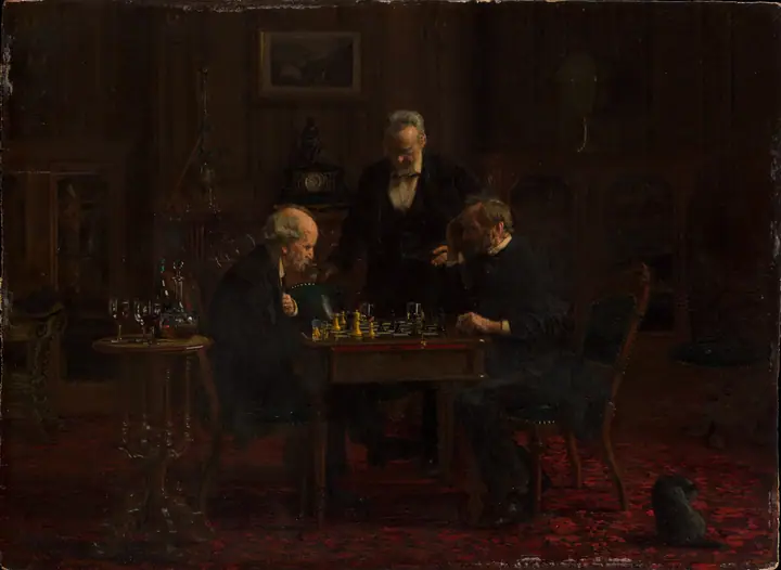 Los jugadores de ajedrez, Thomas Eakins