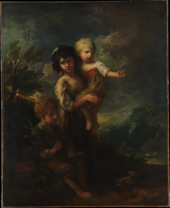 Niños de la cabaña (Los recolectores de leña), Thomas Gainsborough