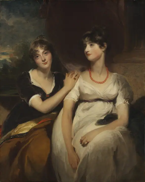 Retrato de Charlotte y Sarah Carteret-Hardy, Thomas Lawrence