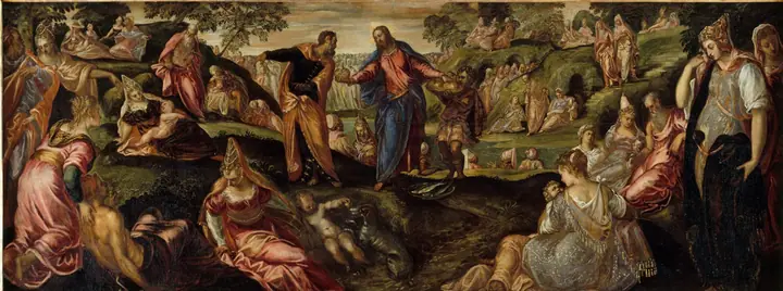 El milagro de los panes, Tintoretto