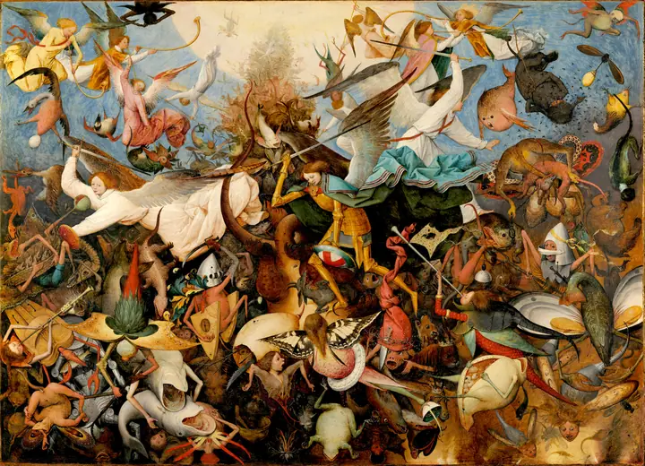La caída de los ángeles rebeldes, Tintoretto