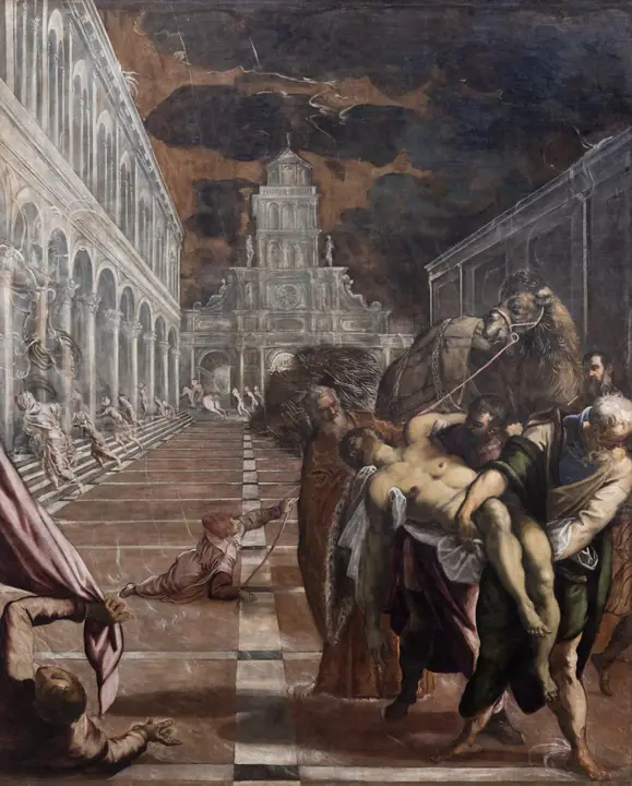 La traslación del cuerpo de San Marcos, Tintoretto