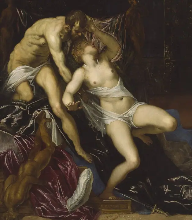 Tarquino y Lucrecia, Tintoretto