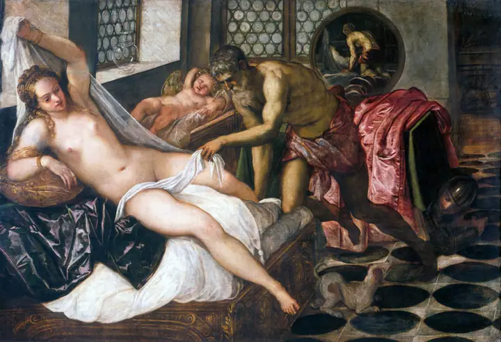 Venus y Marte sorprendidos por Vulcano, Tintoretto