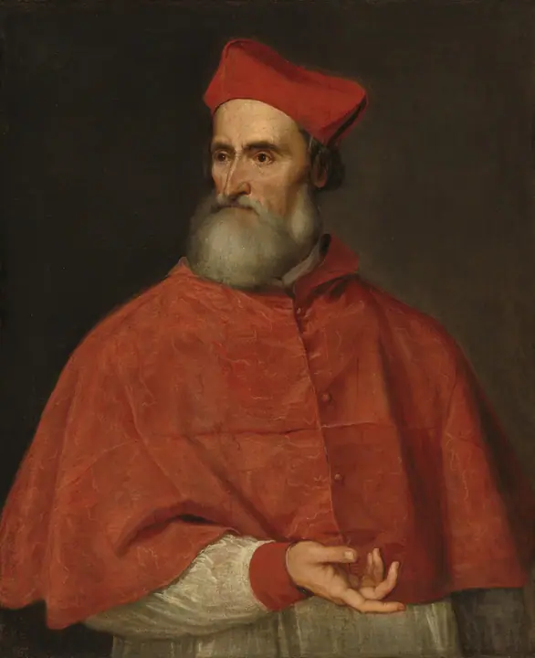 El cardenal Pietro Bembo, Tiziano Vecellio