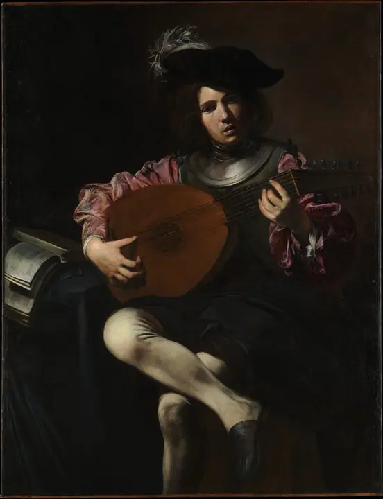 El laudista, Valentin de Boulogne
