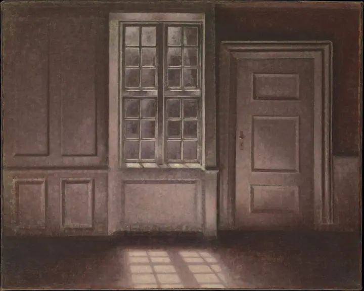 Claro de luna, Strandgade 30, Vilhelm Hammershøi