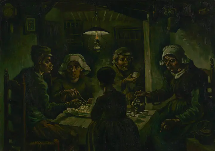 Los comedores de patatas, Vincent van Gogh