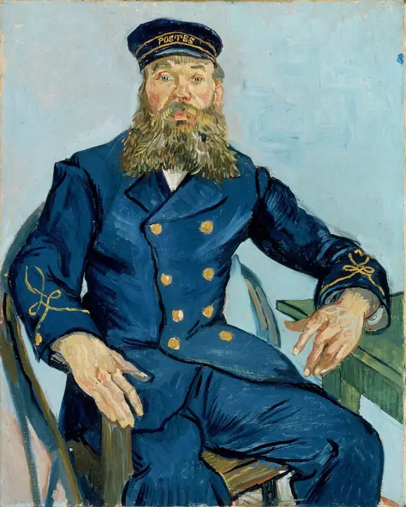Retrato del cartero Joseph Roulin, Vincent van Gogh