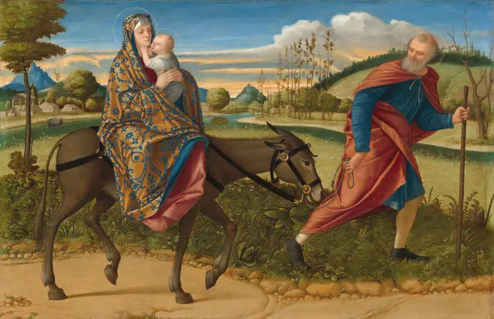 La huida a Egipto, Vittore Carpaccio