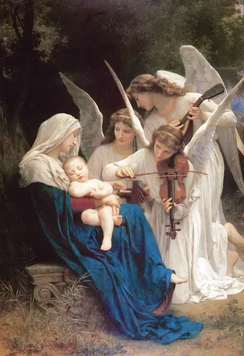 Canción de los ángeles, William-Adolphe Bouguereau