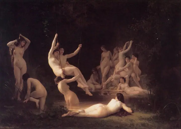 Danza de las ninfas, William-Adolphe Bouguereau