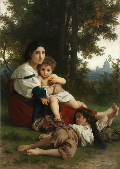 Descanso, William-Adolphe Bouguereau