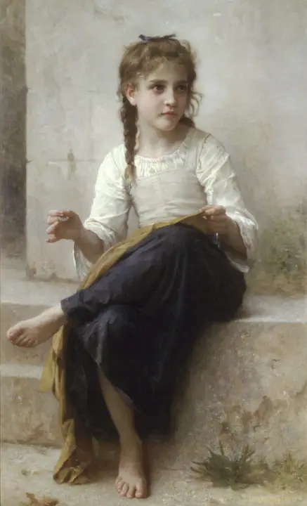 La costurera, William-Adolphe Bouguereau