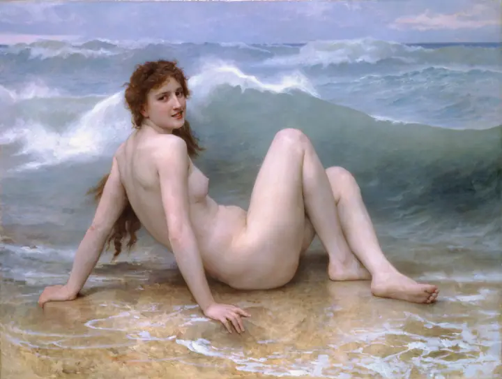 La ola, William-Adolphe Bouguereau