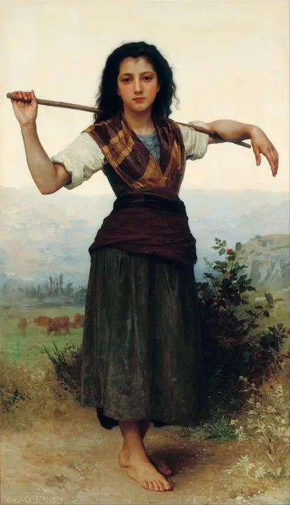 La Pastora, William-Adolphe Bouguereau