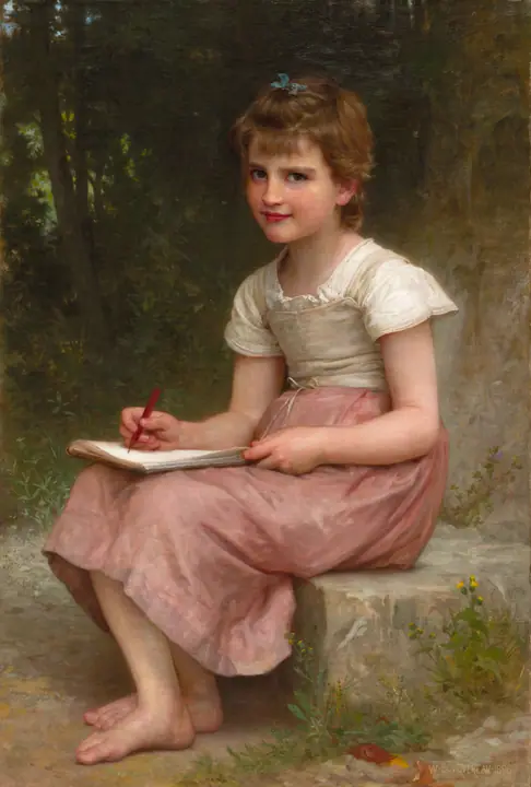 Una vocación, William-Adolphe Bouguereau