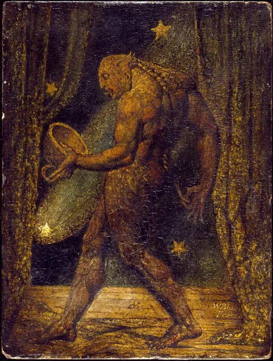 El fantasma de una pulga, William Blake