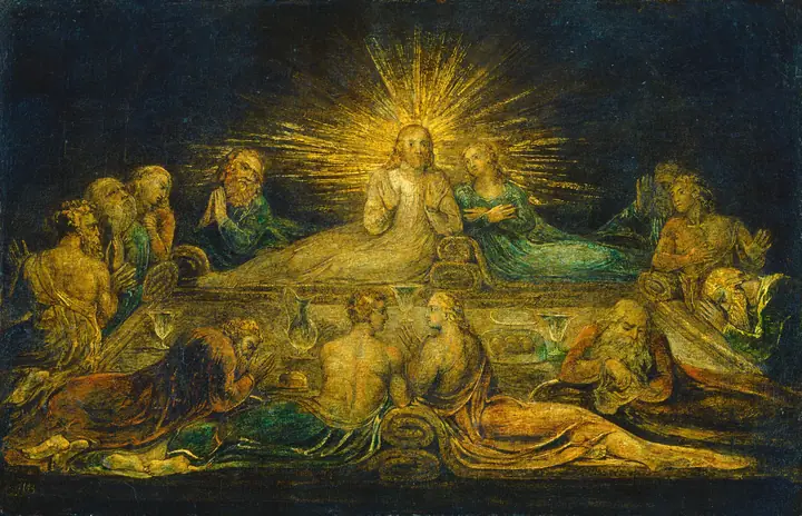 La Última Cena, William Blake